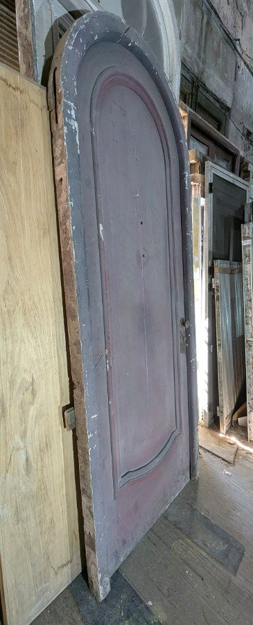 Puerta antigua de madera con arco carpanel - imagen 7