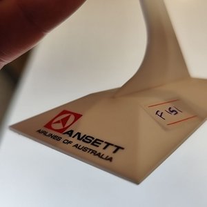 Avión Boeing 727 Ansett Australia Escala 1/400 con Base - imagen 3