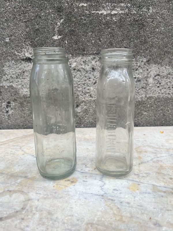 Biberones de vidrio transparentes para bebés - imagen 3