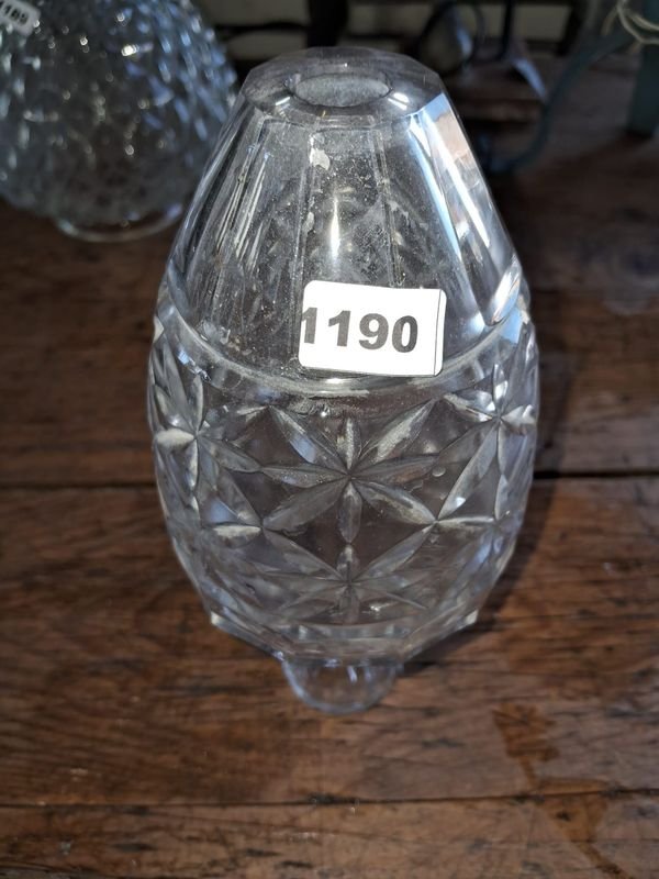 Huevo de cristal tallado - imagen 2