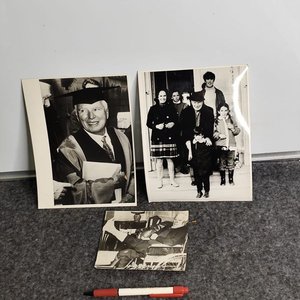 3 Fotos Originales Blanco y Negro de Charles Chaplin - imagen 1