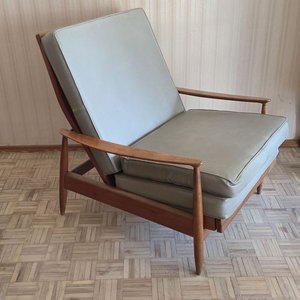 Sillón Cama Danés Estilo Mid-Century Moderno Años 60 - imagen 1