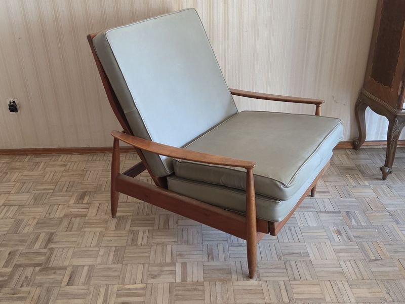 Sillón Cama Danés Estilo Mid-Century Moderno Años 60