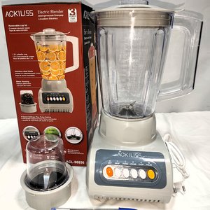 Licuadora Eléctrica Aokiliss 2 en 1 con Vaso Picador, Nueva en Caja - imagen 2