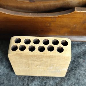 Set de 3 piezas de madera: organizador, florero y portalápices - imagen 4