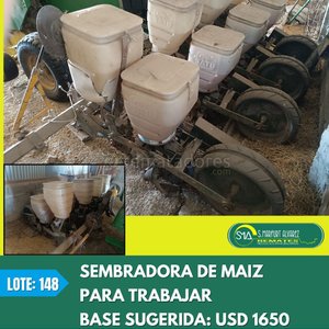 Lote anterior: Sembradora de Maíz S.Marfurt S.A. Usada