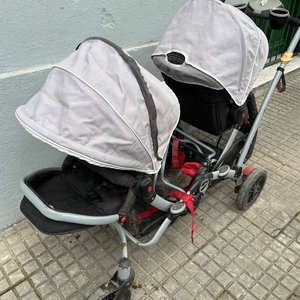 Cochecito Doble Mellizos "Infanti Duo Ride" Gris - imagen 8