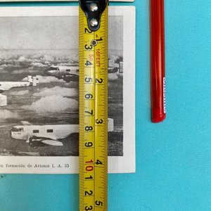 2 Postales Antiguas Aviones Militares Argentinos: Mentor B. 45 y Escuadrilla I.A. 35 - imagen 7