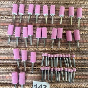 Lote de Puntas de Amolar Rosadas para Herramientas - imagen 3
