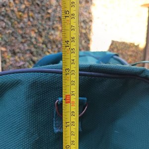 Bolso de Viaje Verde con Carro Plegable y Ruedas - imagen 8
