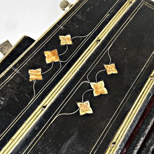 Bandoneón Alemán Alfred Arnold con Incrustaciones de Nácar y Peines de Zinc - imagen 8