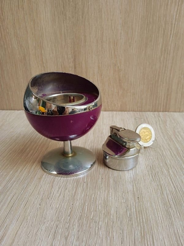 Encendedor de Mesa Dandy Mate Japonés Vintage - imagen 3