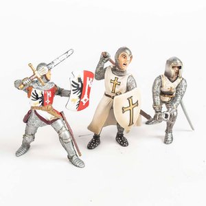 3 figuras soldados de la edad media  - imagen 2