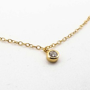 Gargantilla de Plata con Baño de Oro y Piedras - imagen 2