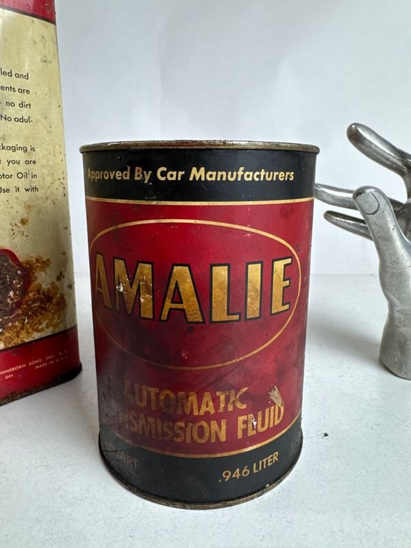 Antiguas latas de aceite con su contenido - imagen 10