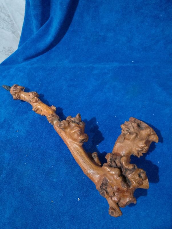Pipa Antigua Alemana de Madera de Raíz - imagen 3