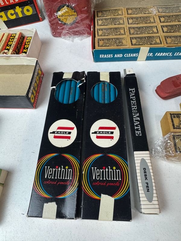 Lote de artículos de papelería vintage y nuevos - imagen 4