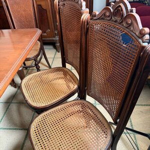 Juego de Comedor de Madera con 12 Sillas Estampilladas - imagen 7