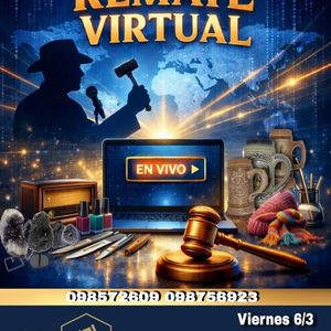 ¡Preciosas Joyería y Antigüedades en Subasta! - Piedras, Platería Criolla y Máscara de Manicura