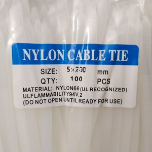 400 Precintos Plásticos Nylon Cable Tie Blancos - imagen 4