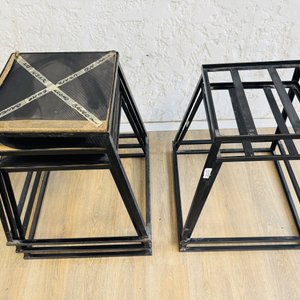 5 Bancos Pilométricos de Metal 60x60x60cm - imagen 2
