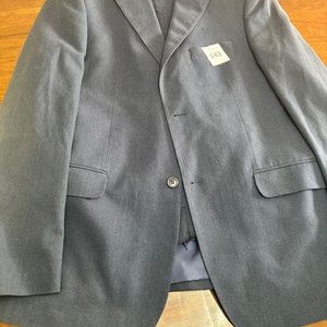 Traje de Vestir Azul Marino Talle 52 Nuevo - imagen 2