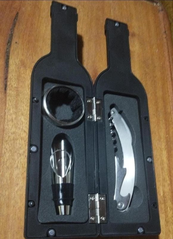 Destapador y tapón para botella de vino - Sacacorcho - imagen 2