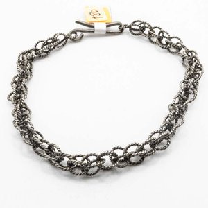 Lote siguiente: Pulsera de Plata 925 con Diseño Trenzado y Cierre