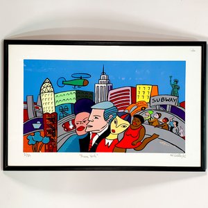 Lote siguiente: Serigrafía "Alegoría de Nueva York" firmada por Del Castillo