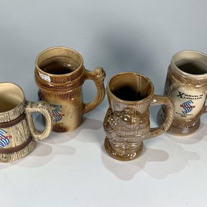 Lote de 4 jarras de cerámica para cerveza, Semana de Lavalleja 1981 - imagen 8