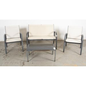 Lote anterior: Juego de Muebles de Jardín: 2 Sillones, 1 Banco y Mesa Ratona
