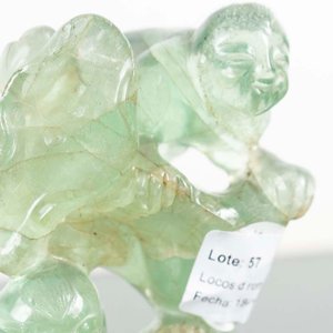 Grupo de Figuras en Jade con Detalles - imagen 2