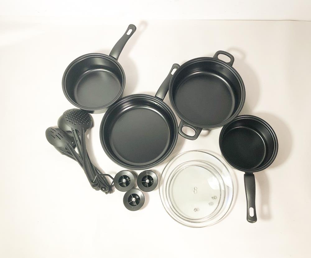 Juego de Ollas y Utensilios de Cocina con 13 Piezas