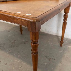 Mesa de Comedor Inglesa de Roble con Tabla de Alargue - imagen 3