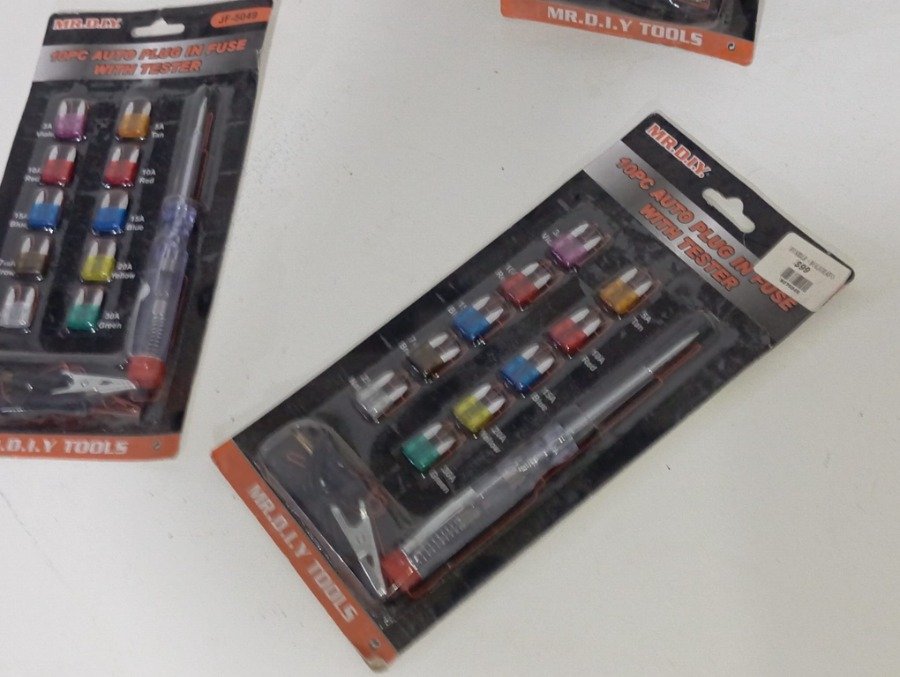 Kit de fusibles automotrices con probador MR. D.I.Y. - imagen 4