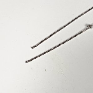 Cadena de Plata con Colgante de Piedra Lunar y Detalle de Avería - imagen 4