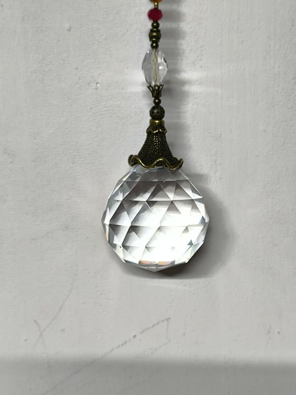 Armonizador de energía cristal y bronce para el hogar - imagen 4