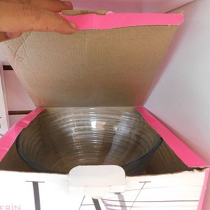Bowl grande muy lindo de vidrio con diseño - imagen 2