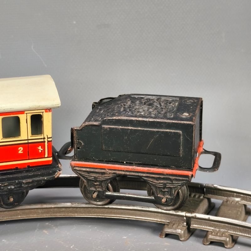 Colección de trenes de juguete vintage con mecanismo de cuerda - imagen 8