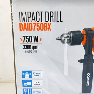 Taladro Percutor Daewoo DAID750BX 750W con Accesorios - imagen 3