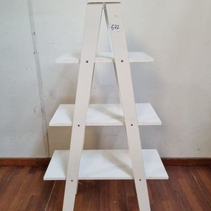 Estantería Escalera Blanca Minimalista con 3 Niveles - imagen 1