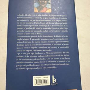 Libro "Segu" de Maryse Condé: La Saga de los Traore - imagen 2