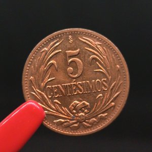 Moneda Uruguaya 5 Centésimos 1946 de Cobre, Sin Circular - imagen 4