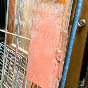 Una hoja puerta reja con detalles de avería - imagen 6