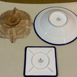 Set de Vajilla con Platos Fruteros y Posa Fuente Estilo Limones - imagen 3