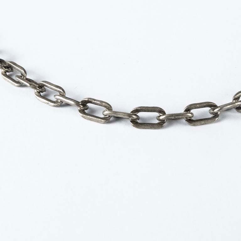 Cadena de plata larga con enlaces - imagen 2