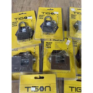 Lote de 12 Candados Tigon de Seguridad Pesada - imagen 2