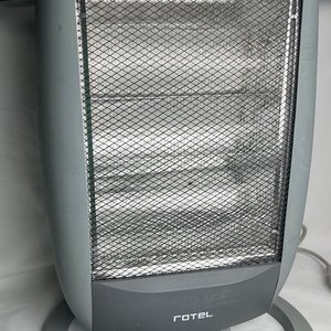 Estufa Eléctrica Rotel Gris con Base Circular - imagen 1