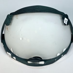Plafón de Metal Verde con Pantalla de Vidrio Blanca - imagen 2
