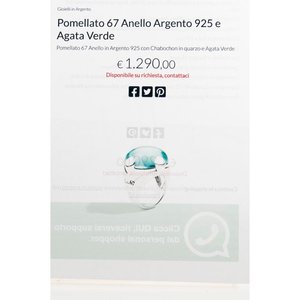 Anillo Pomellato Modelo 67 de Plata 925 con Cuarzo y Ágata Verde - imagen 3